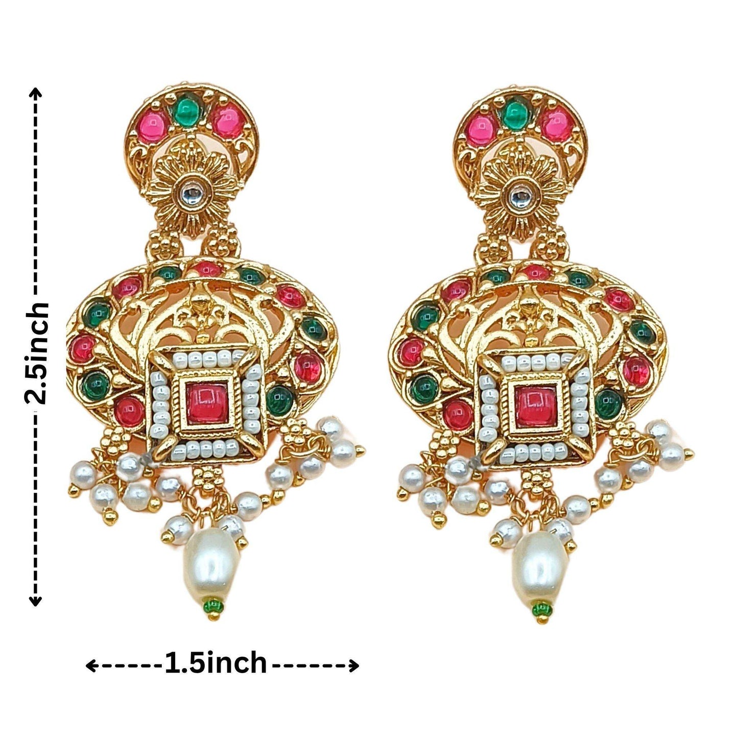 Saloni Rajwadi Necklace Set - Nandai Jewels
