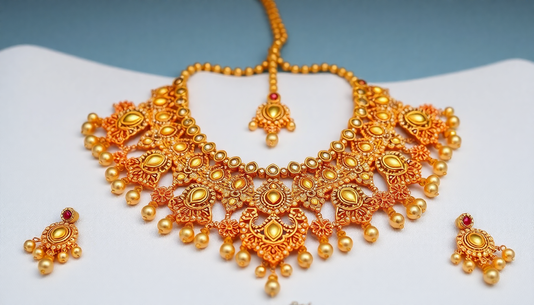 Explore Royal Elegance with Rajputi Necklace Sets - Nandai Jewels - Nandai Jewels