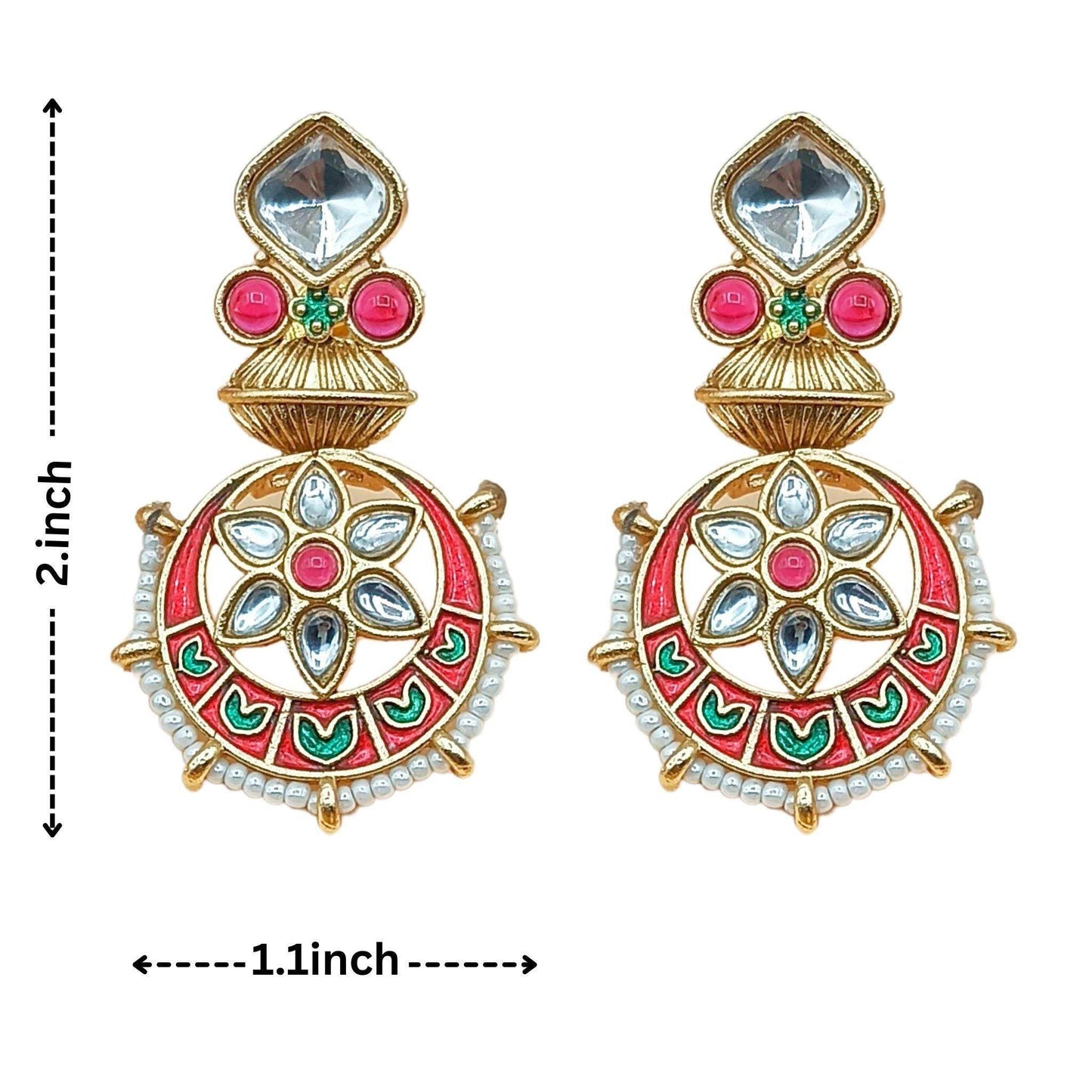 Rashmika Rajwadi Meena Jewelry set - Nandai Jewels