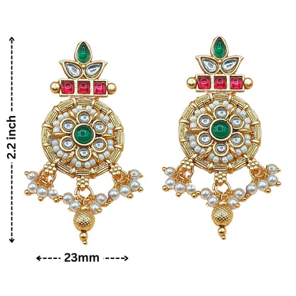MOHINI Rajwadi Earrings - Nandai Jewels