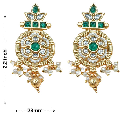 MOHINI Rajwadi Earrings - Nandai Jewels