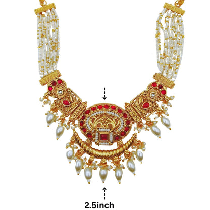 Saloni Rajwadi Necklace Set - Nandai Jewels