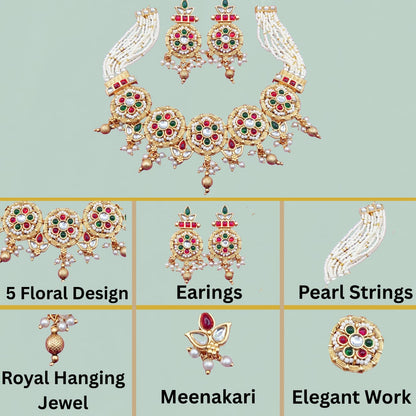 Mohini Rajwadi Necklace Set