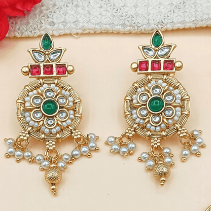 MOHINI Rajwadi Earrings - Nandai Jewels