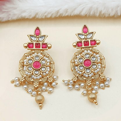 MOHINI Rajwadi Earrings - Nandai Jewels
