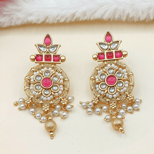 MOHINI Rajwadi Earrings - Nandai Jewels
