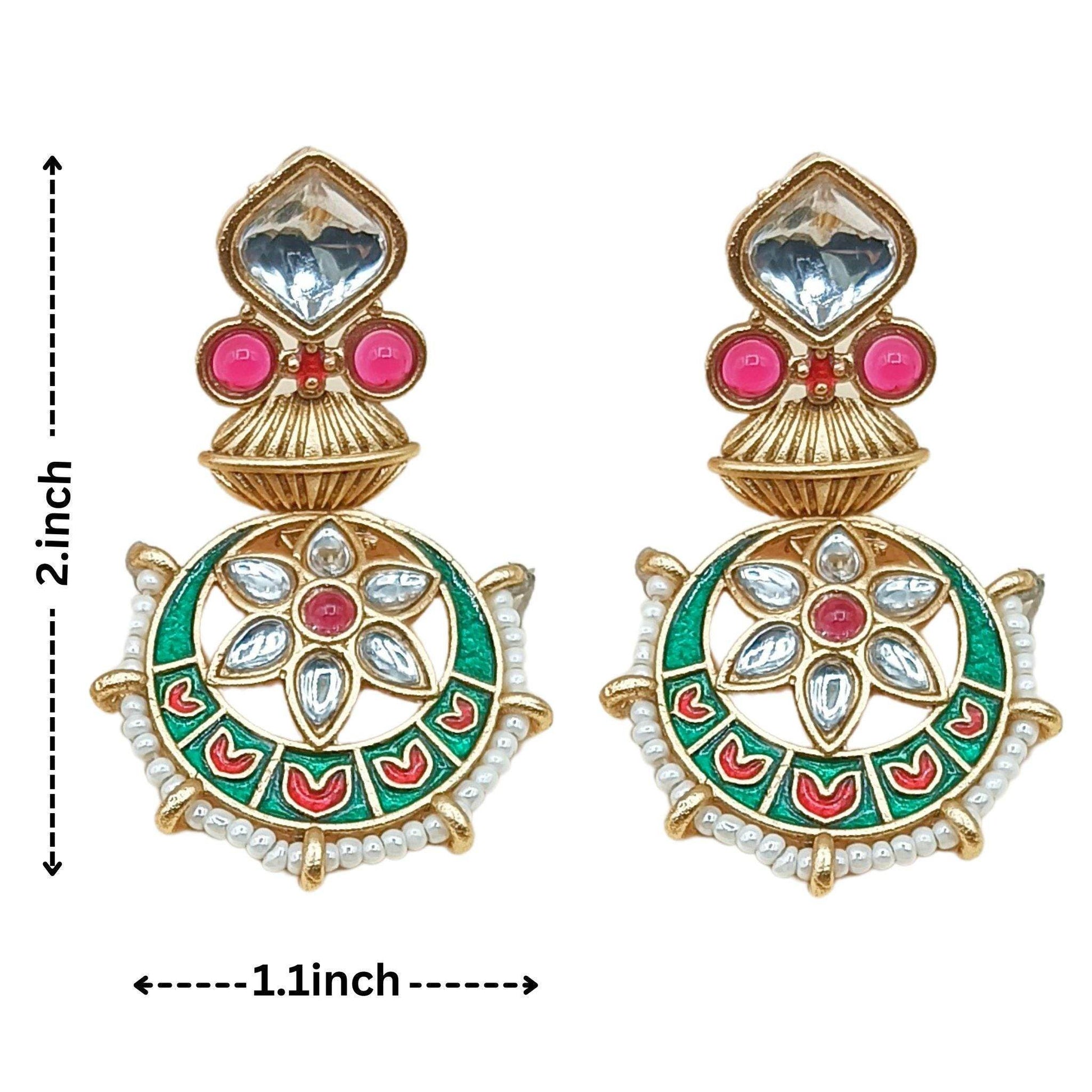 Rashmika Rajwadi Meena Jewelry set - Nandai Jewels