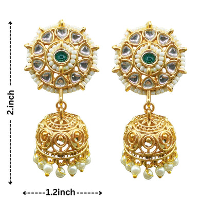Aditi Rajwadi Necklace Set, Rajputi Bridal Jewellery, Kundan Choker Design, Indian Traditional Jewellery, Ethnic Gift for Women. - Nandai Jewels