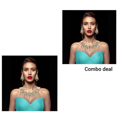 Rajputi Choker Necklace Set with Traditional Royal Design - Nandai Jewels